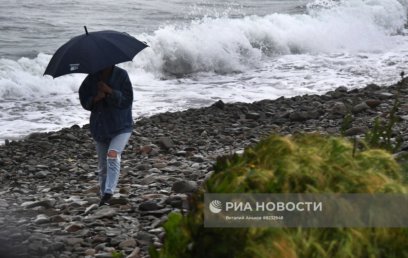 Штормовая погода во Владивостоке