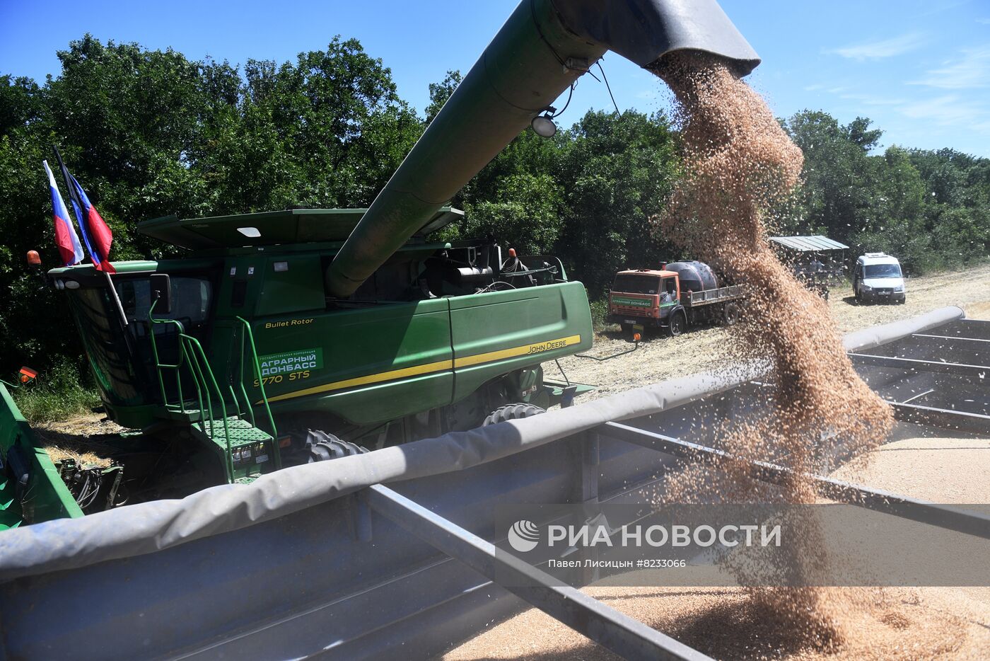 Старт уборочной кампании в Донецкой области