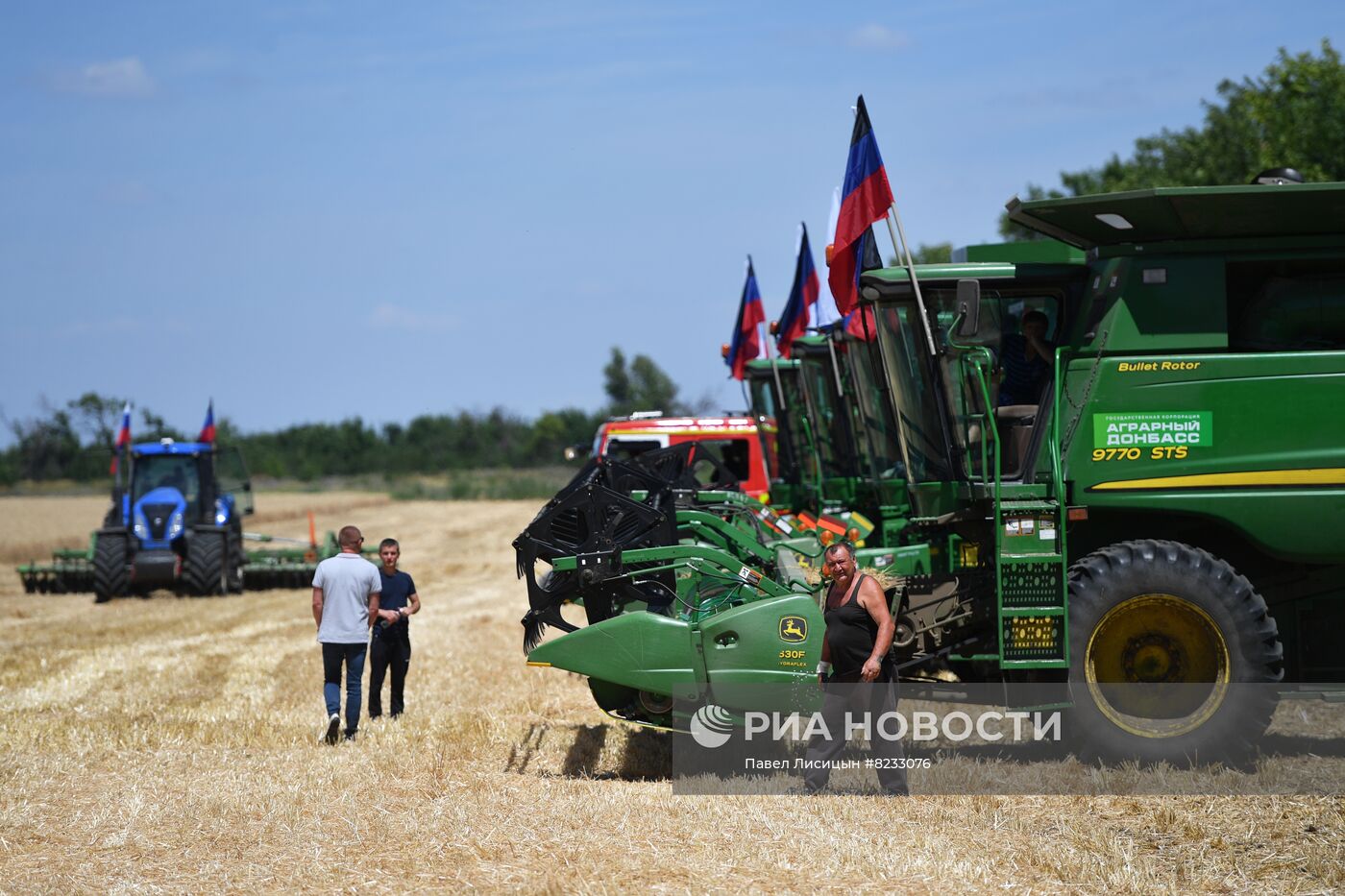 Старт уборочной кампании в Донецкой области