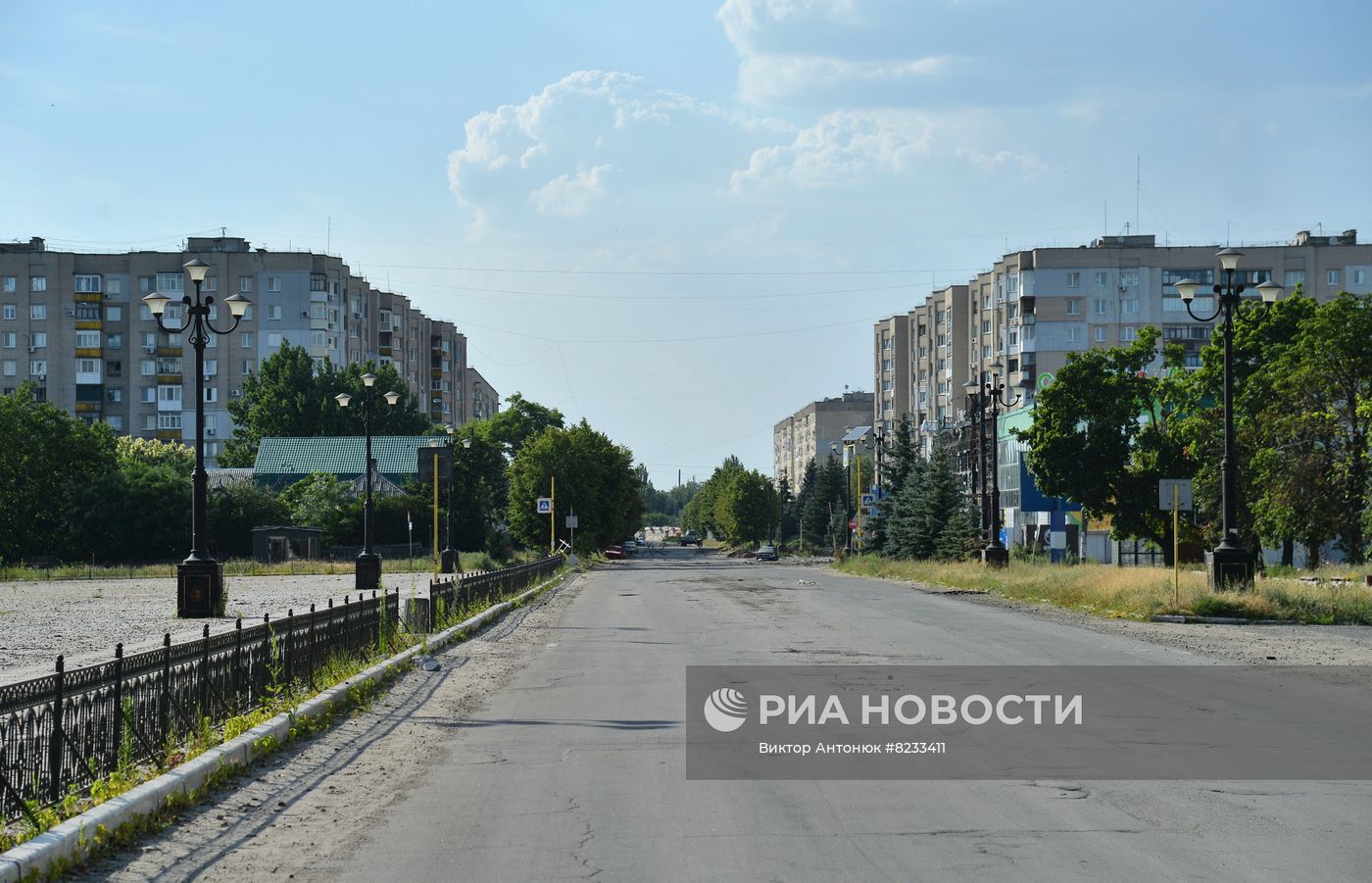 Освобожденный Лисичанск