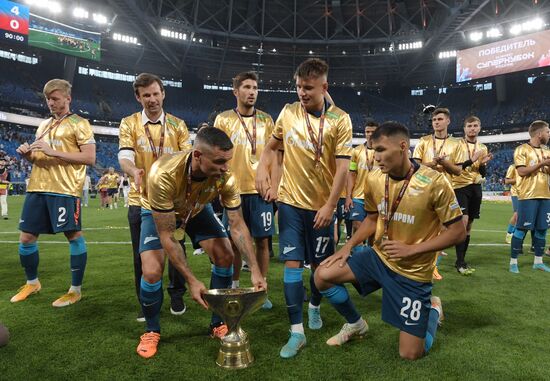 Футбол. Суперкубок России. Матч "Зенит" - "Спартак" 