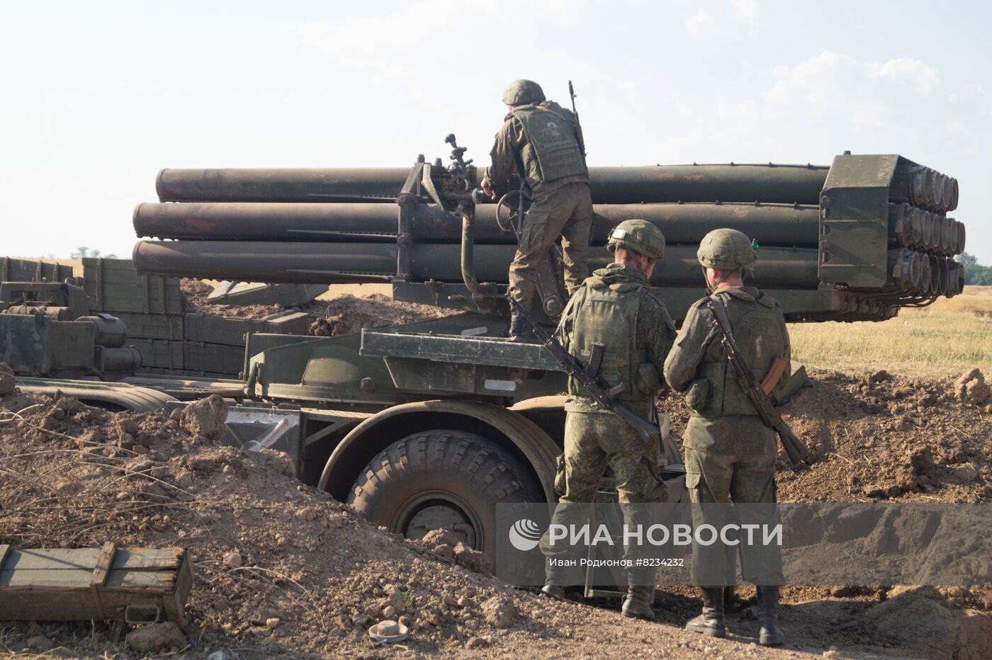 Работа артиллеристов на Херсонском направлении