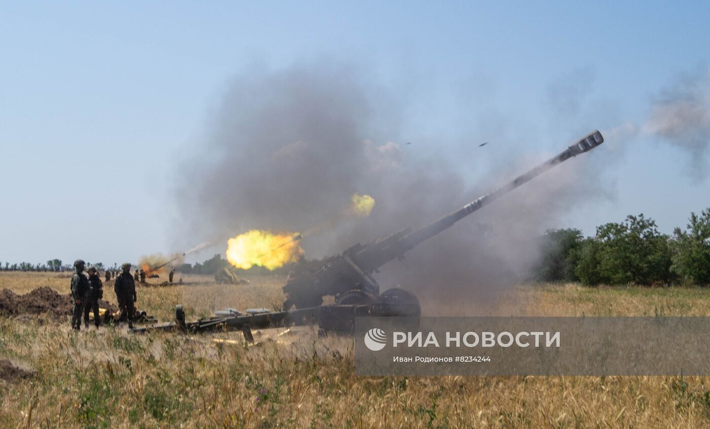 Работа артиллеристов на Херсонском направлении