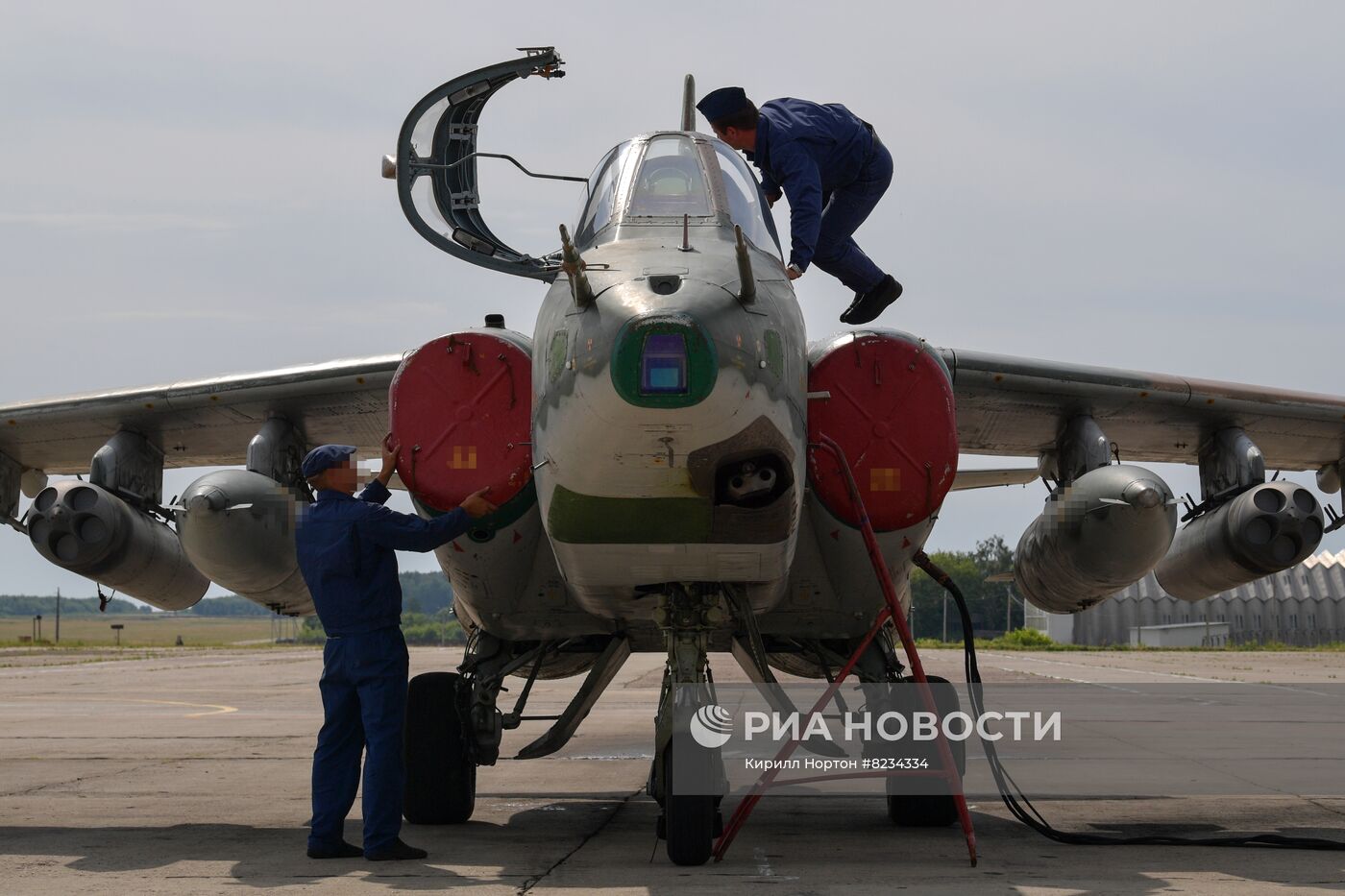 Аэродром базирования Су-25 в зоне проведения спецоперации