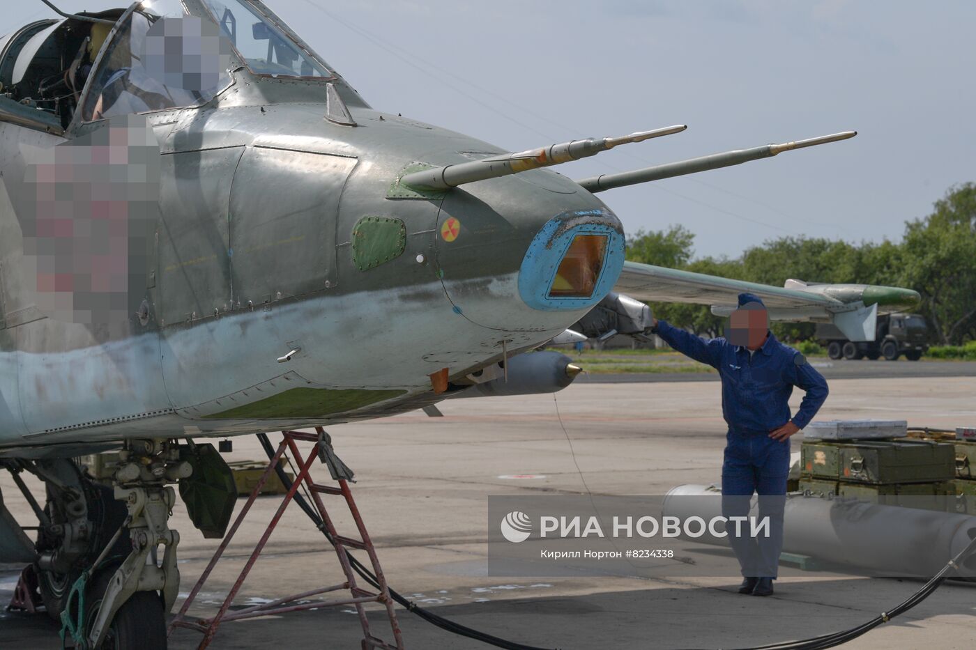 Аэродром базирования Су-25 в зоне проведения спецоперации