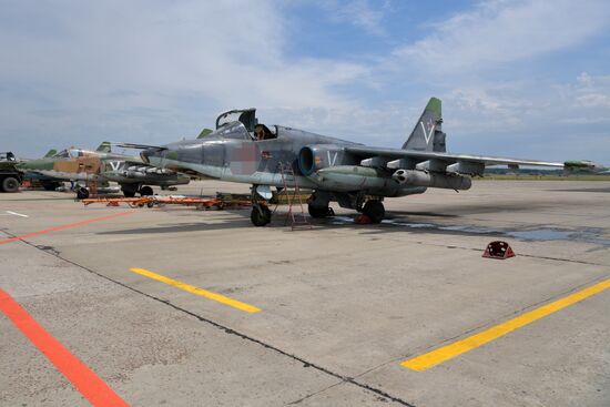 Аэродром базирования Су-25 в зоне проведения спецоперации