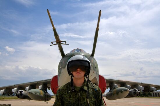 Аэродром базирования Су-25 в зоне проведения спецоперации