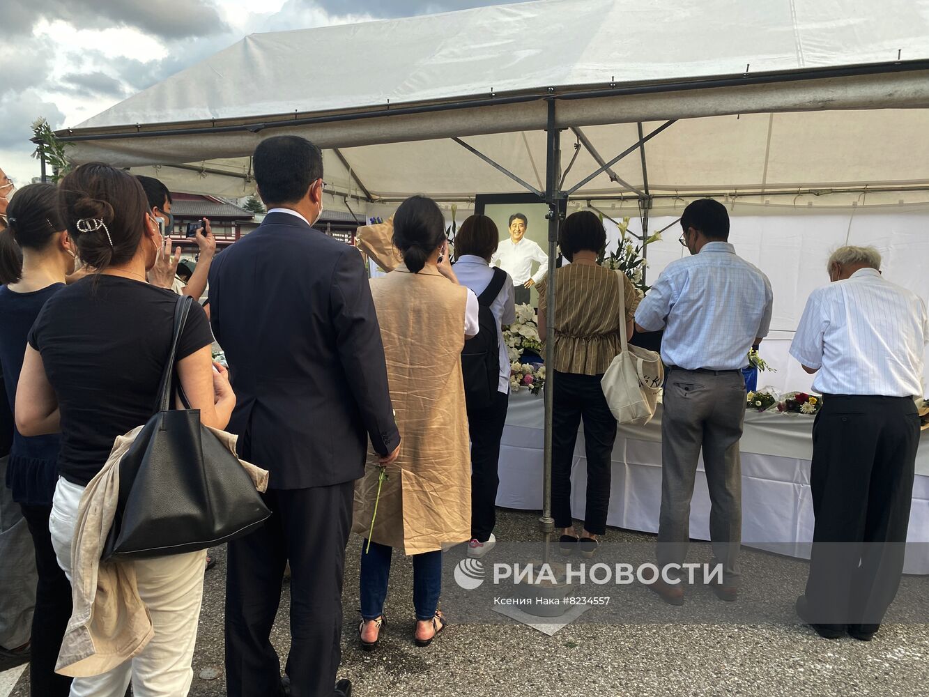 Церемония прощания с Синдзо Абэ