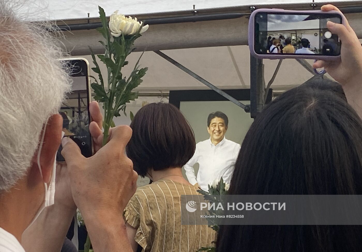 Церемония прощания с Синдзо Абэ