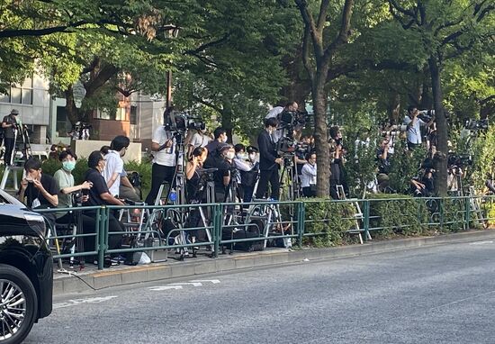 Церемония прощания с Синдзо Абэ