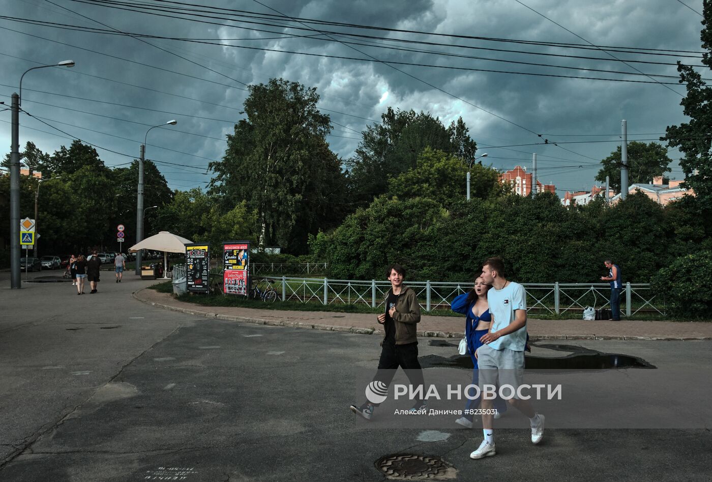 Циклон "Зельда" пришел в Санкт-Петербург