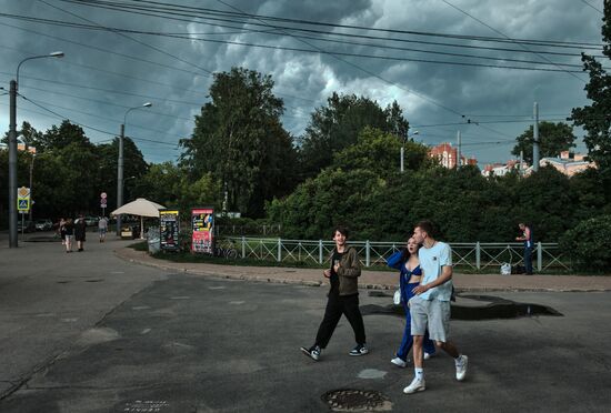 Циклон "Зельда" пришел в Санкт-Петербург