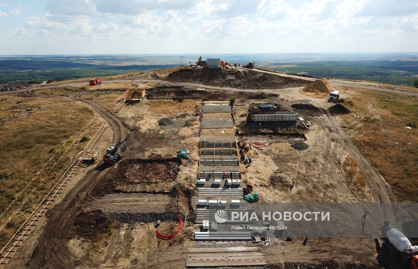 Реставрация мемориала "Саур-Могила" бригадами ВСК МО РФ