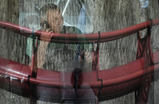 Уборка урожая пшеницы в Крыму