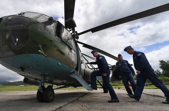 Учебно-тренировочные полеты в авиационном гарнизоне ТОФ
