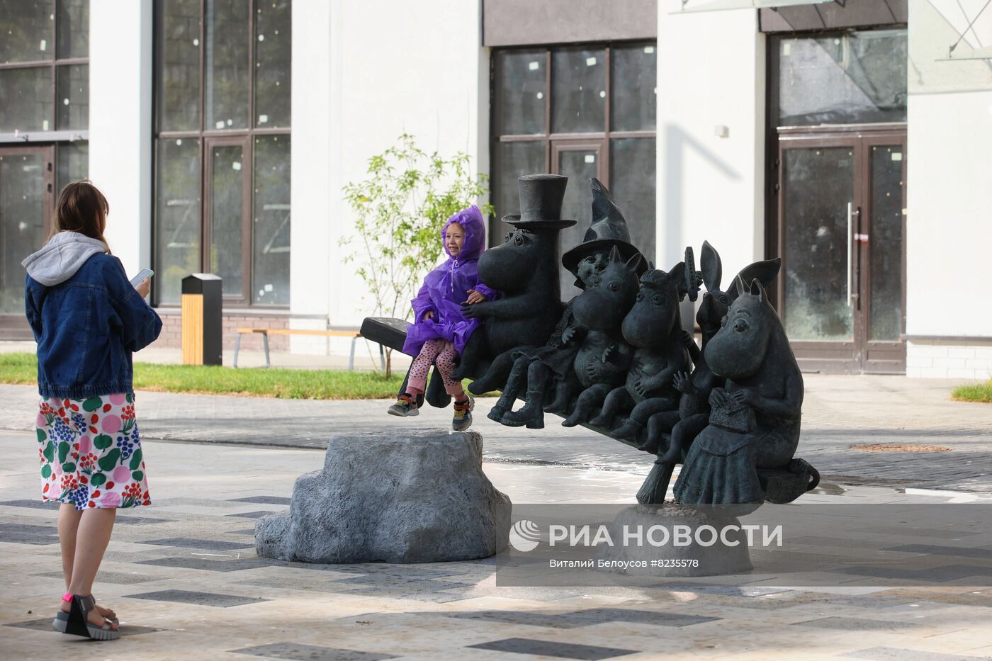 Памятник Муми-троллям появился в Новой Москве