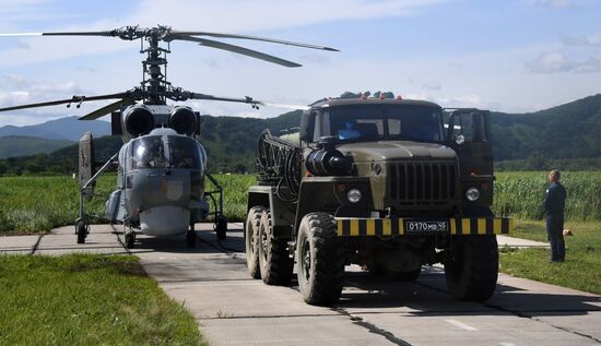 Учебно-тренировочные полеты в авиационном гарнизоне ТОФ