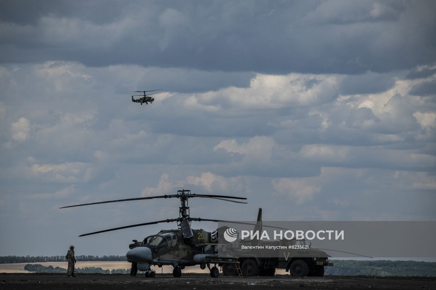 Полевой аэродром в зоне проведения спецоперации