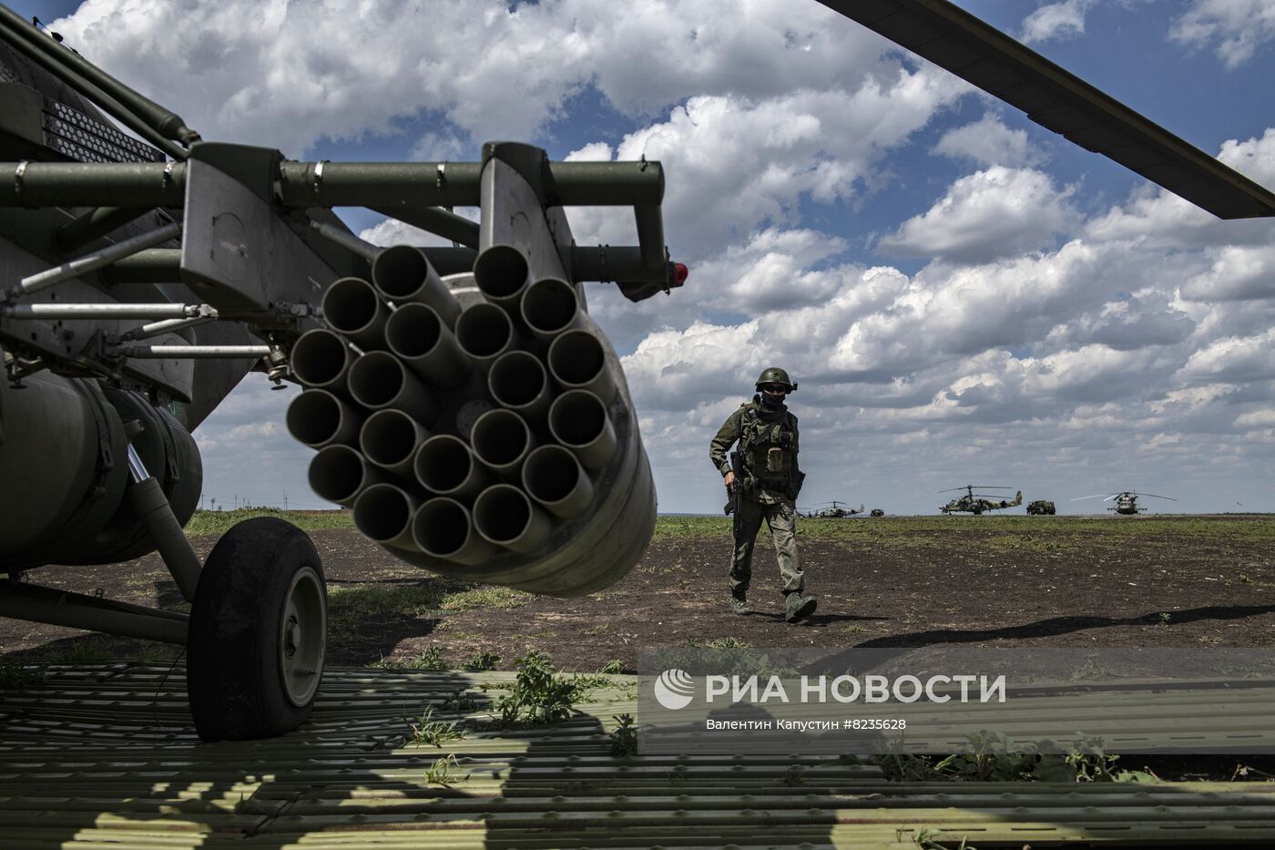 Полевой аэродром в зоне проведения спецоперации