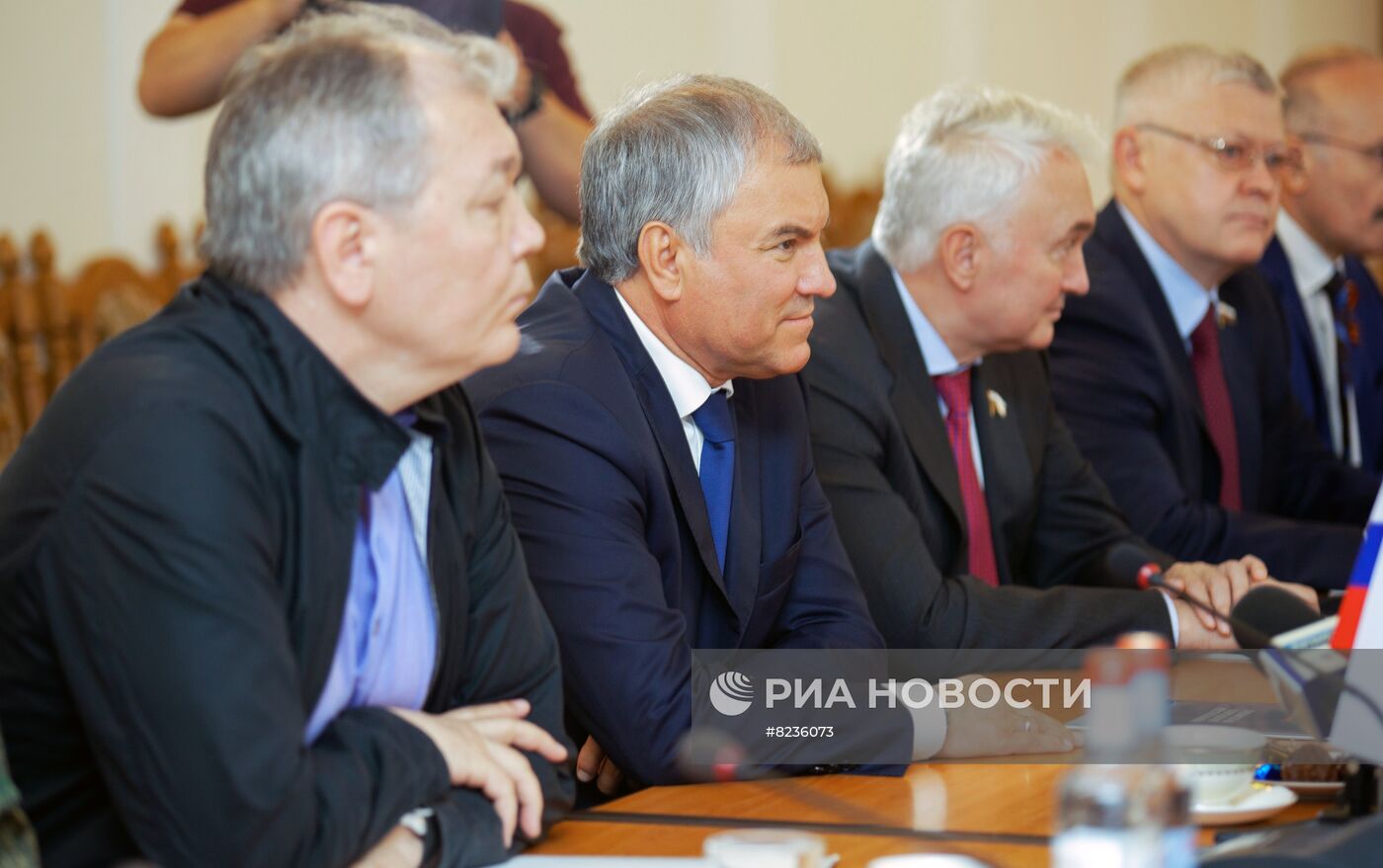 Рабочая поездка председателя Госдумы В. Володина в ЛНР