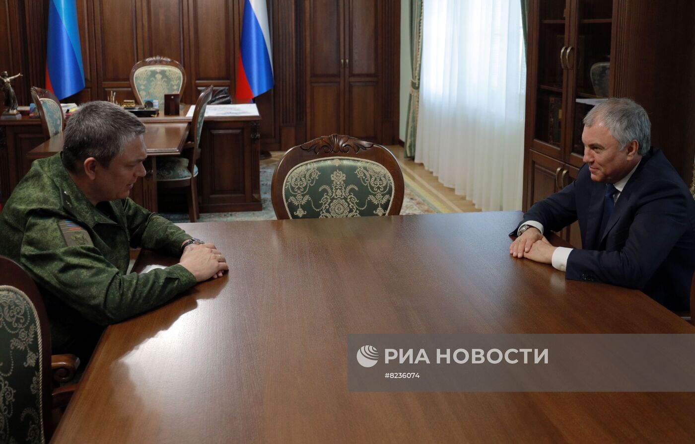 Рабочая поездка председателя Госдумы В. Володина в ЛНР