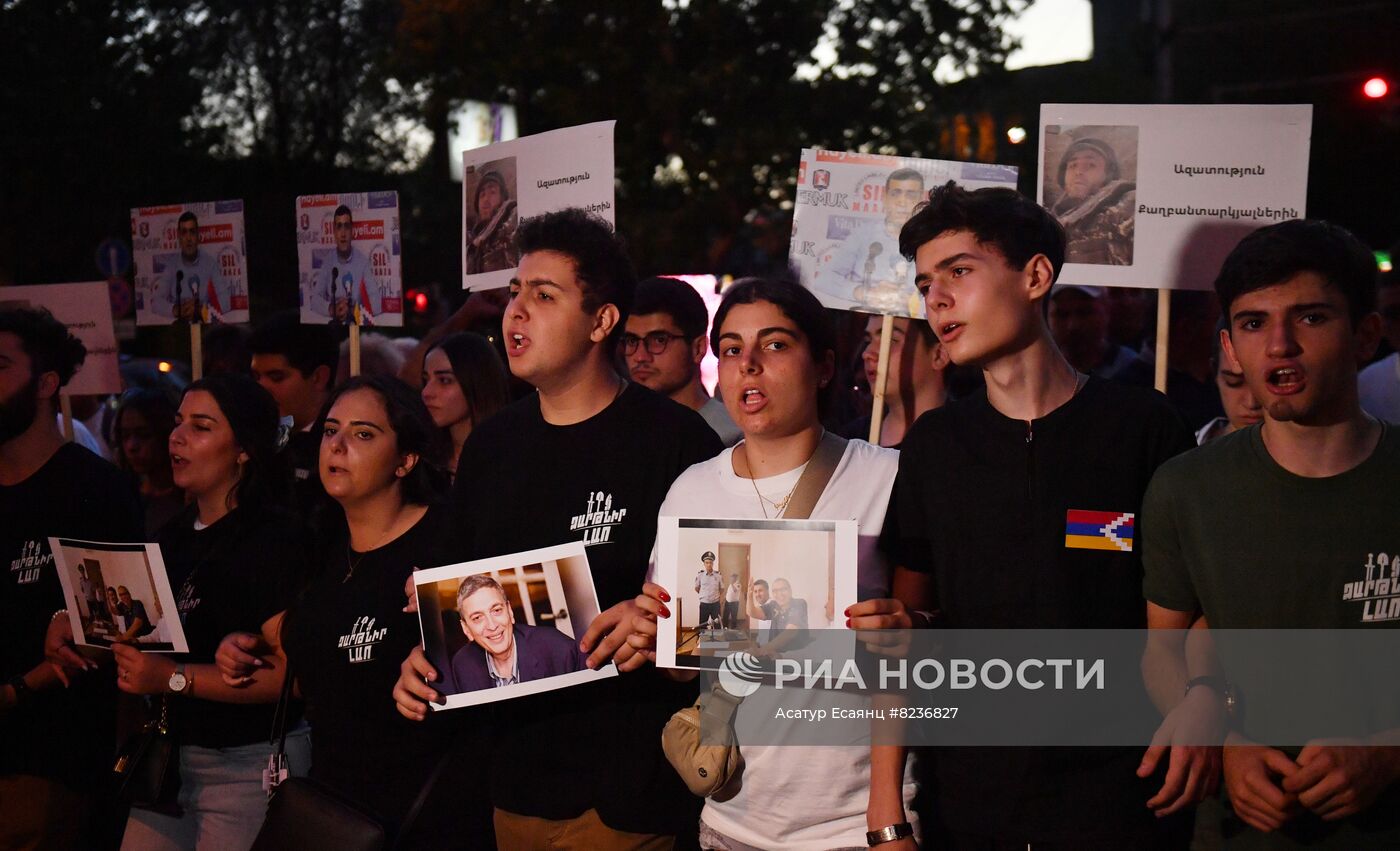 Митинг оппозиции в Ереване