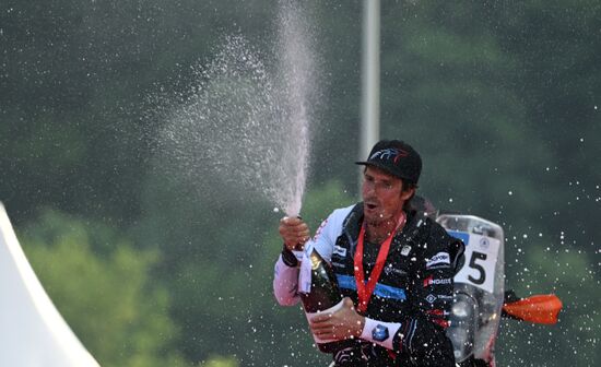 Финиш ралли "Шелковый путь - 2022" в Москве