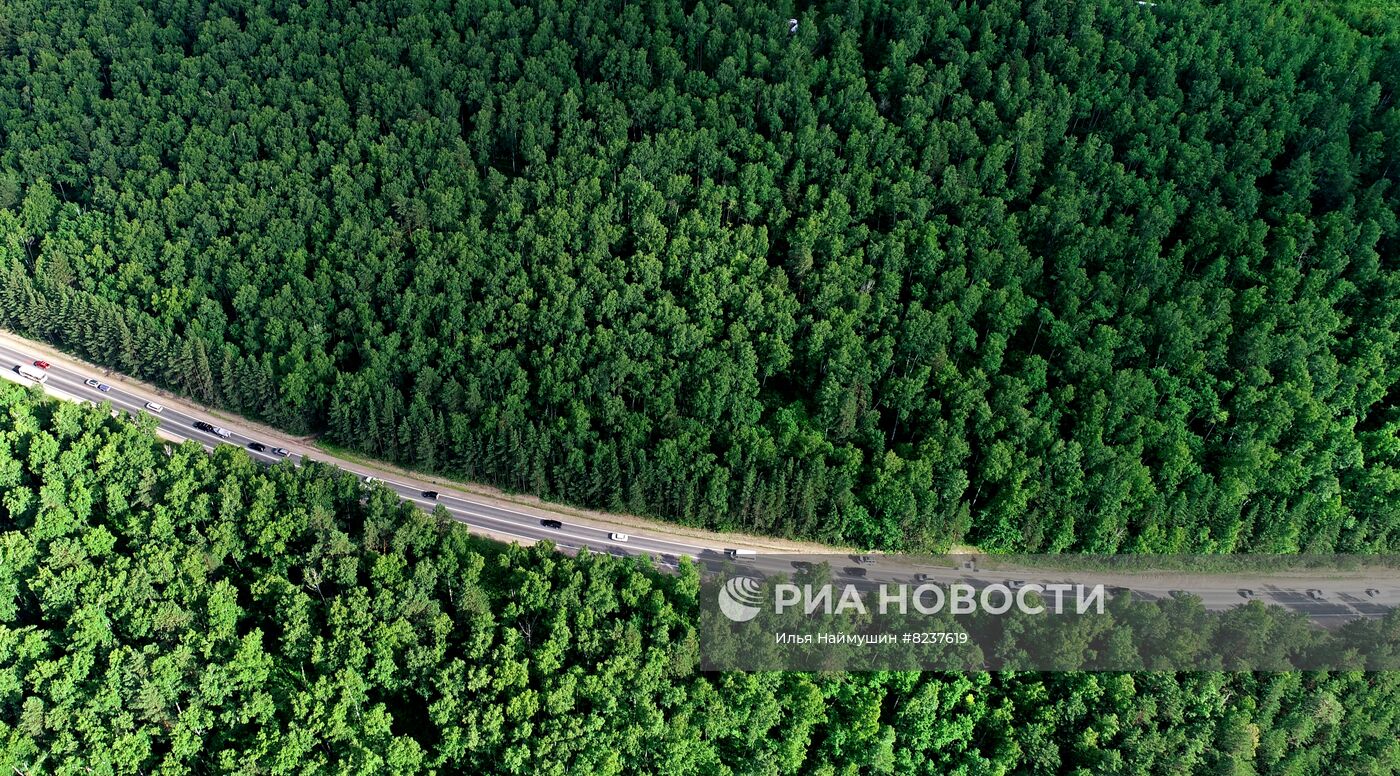 Пробки на дорогах Красноярского края