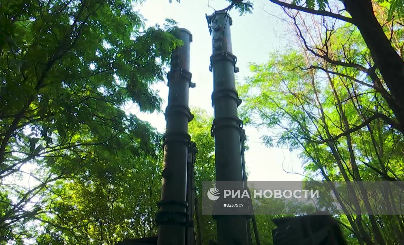 Боевая работа расчетов ОТРК "Искандер" ВС РФ в ходе спецоперации