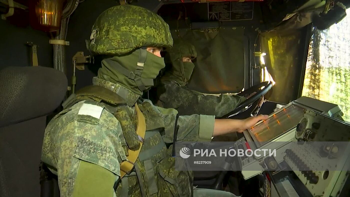 Боевая работа расчетов ОТРК "Искандер" ВС РФ в ходе спецоперации