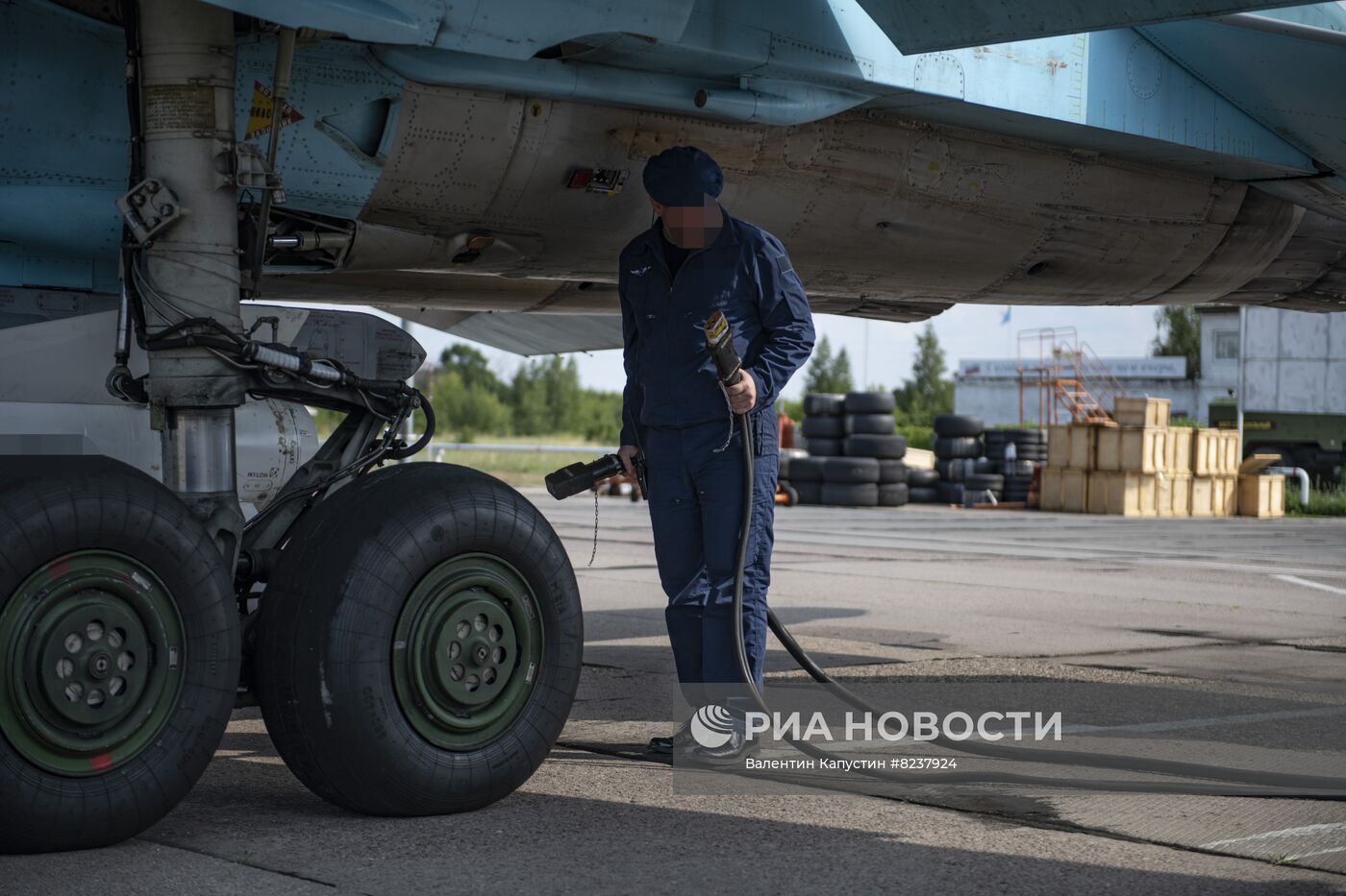 Аэродром базирования самолетов ВКС РФ в зоне проведения спецоперации