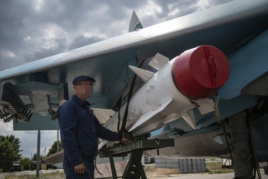 Аэродром базирования самолетов ВКС РФ в зоне проведения спецоперации