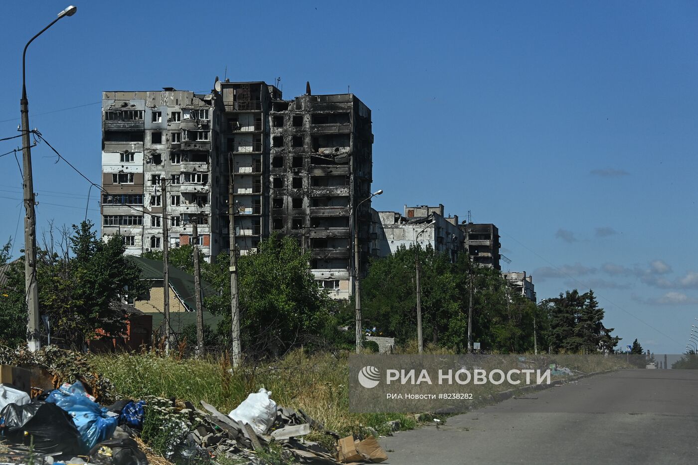 Разрушенные районы Мариуполя