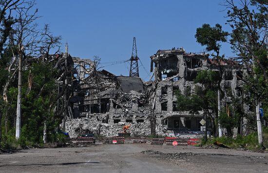 Разрушенные районы Мариуполя