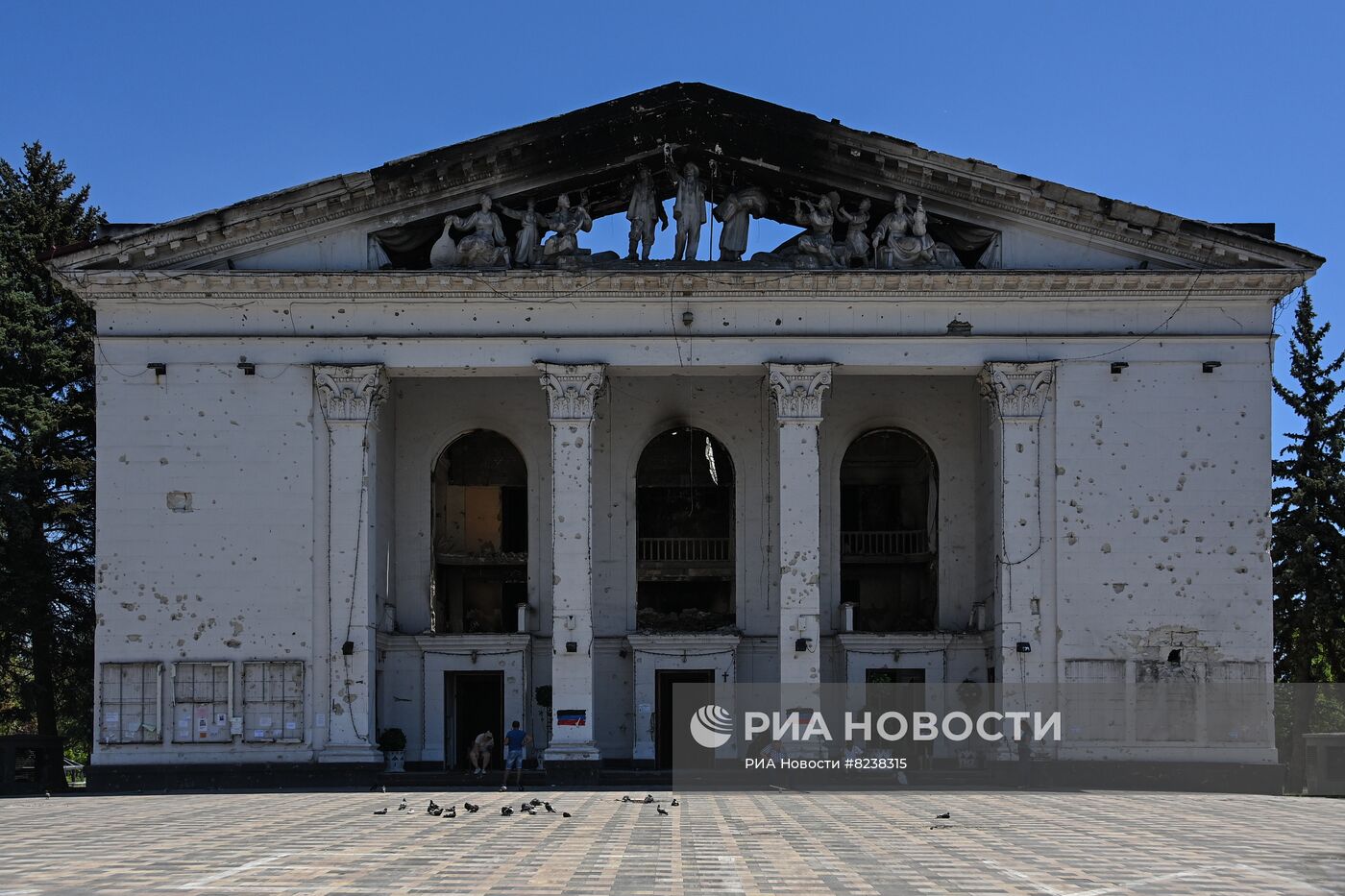 Разрушенные районы Мариуполя