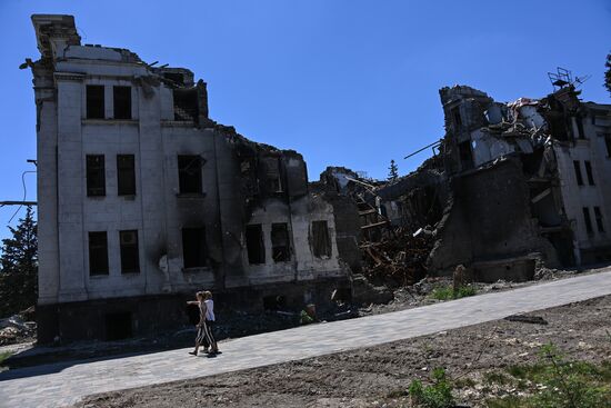 Разрушенные районы Мариуполя