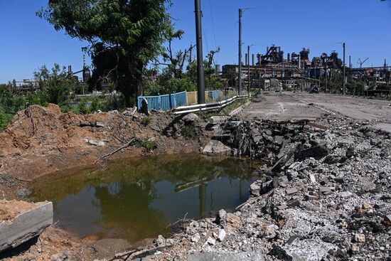 Разрушенные районы Мариуполя