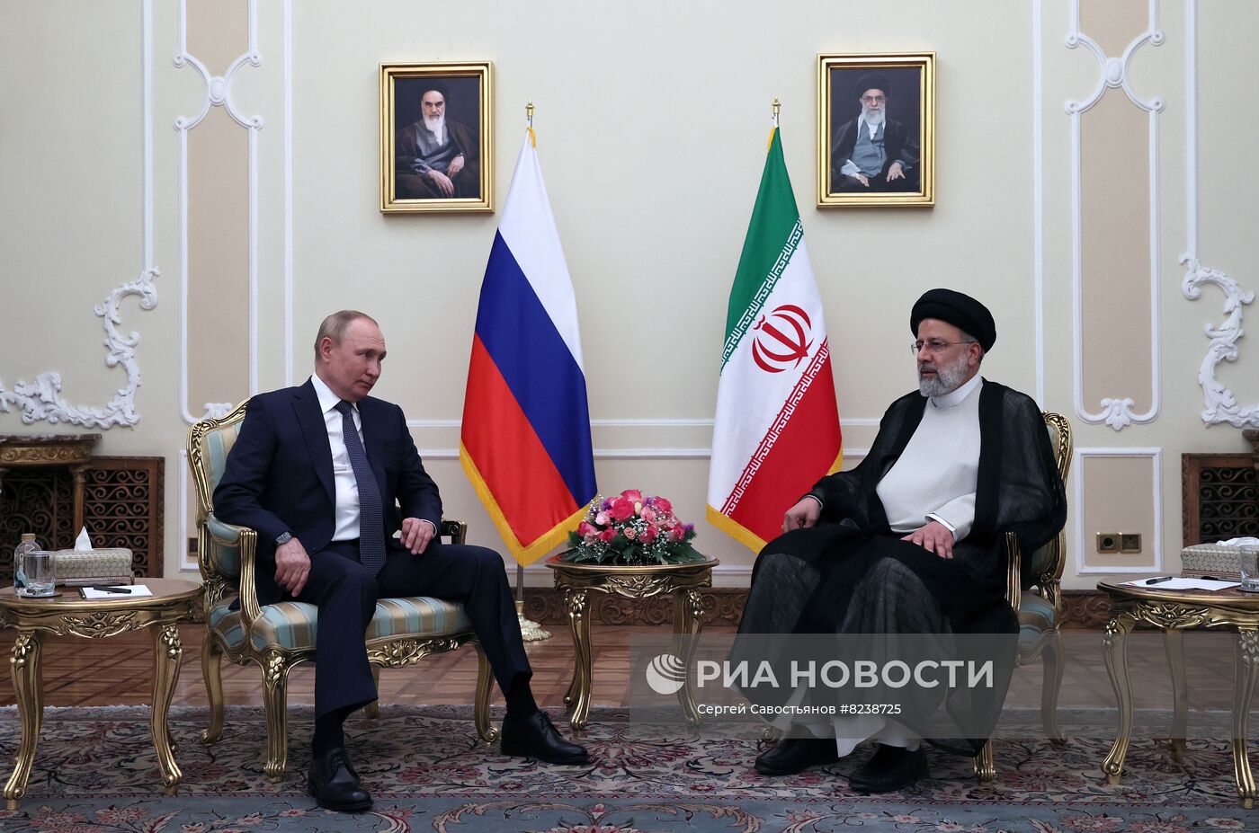 Рабочий визит президента РФ В. Путина в Иран