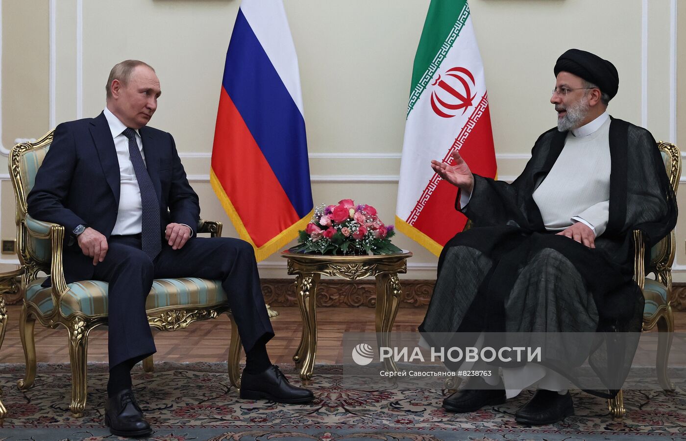 Рабочий визит президента РФ В. Путина в Иран