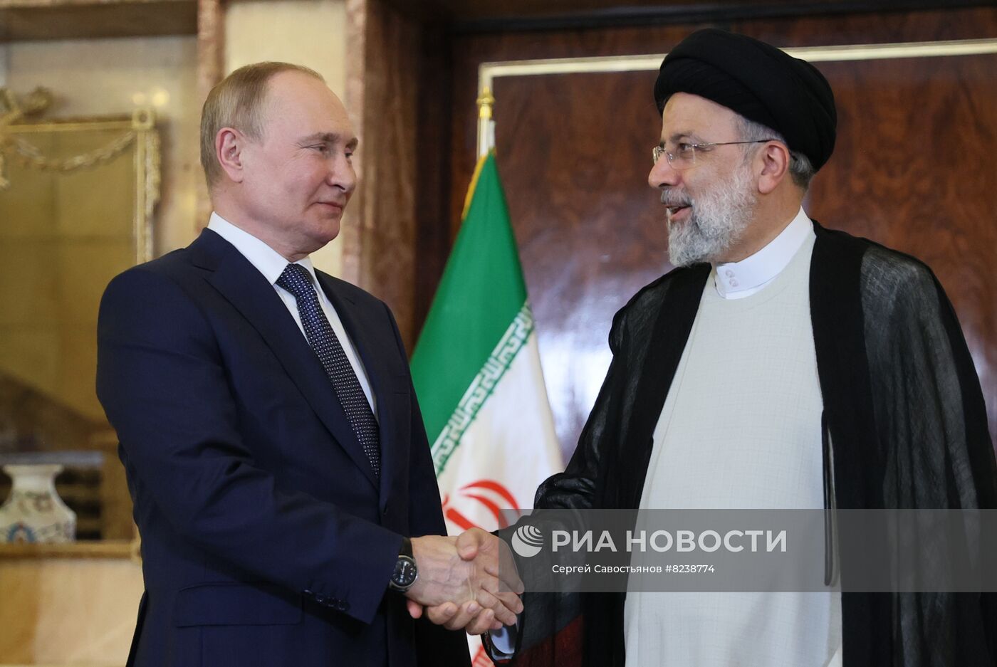 Рабочий визит президента РФ В. Путина в Иран