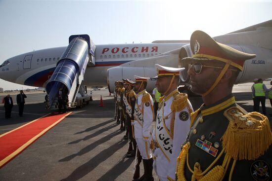 Рабочий визит президента РФ В. Путина в Иран