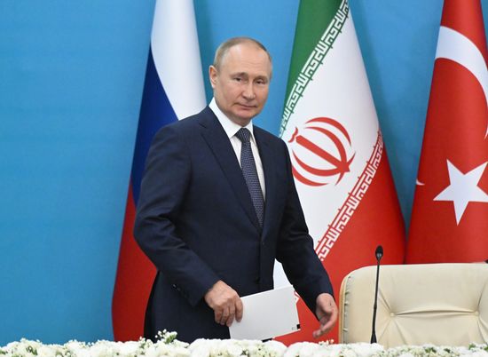 Рабочий визит президента РФ В. Путина в Иран