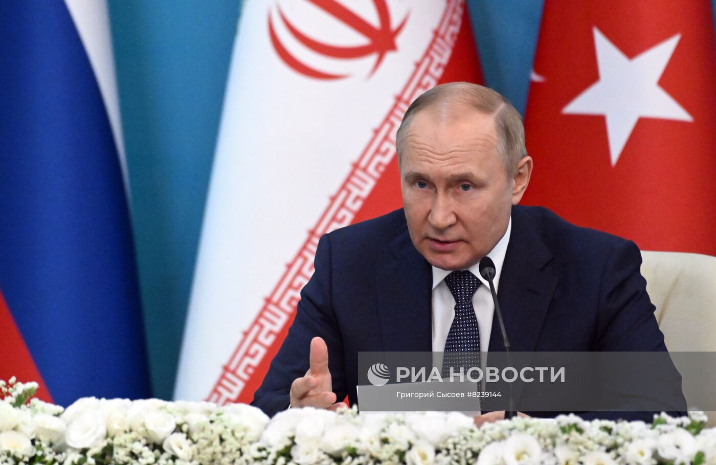 Рабочий визит президента РФ В. Путина в Иран