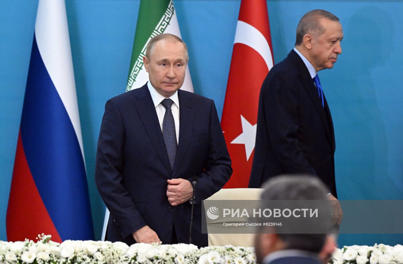 Рабочий визит президента РФ В. Путина в Иран