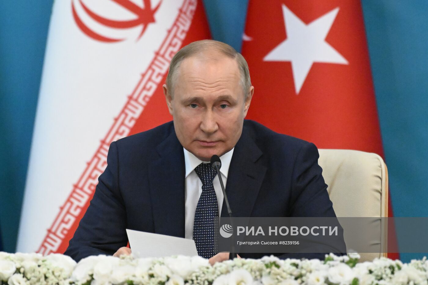 Рабочий визит президента РФ В. Путина в Иран