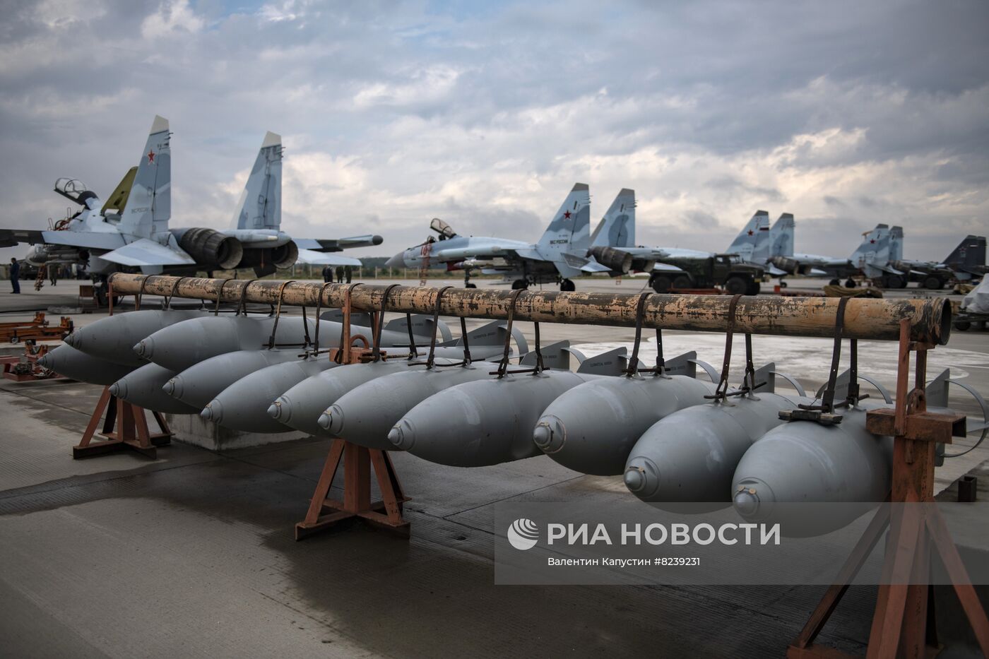 Аэродром базирования ВКС РФ в зоне проведения спецоперации