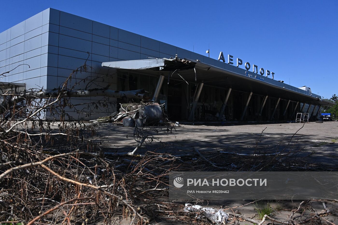 Разминирование мариупольского аэропорта