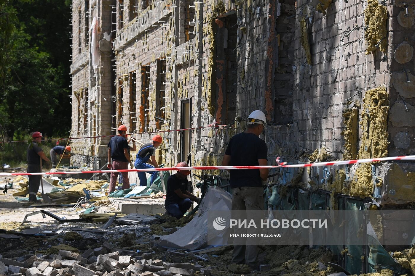 Работы по восстановлению Мариуполя
