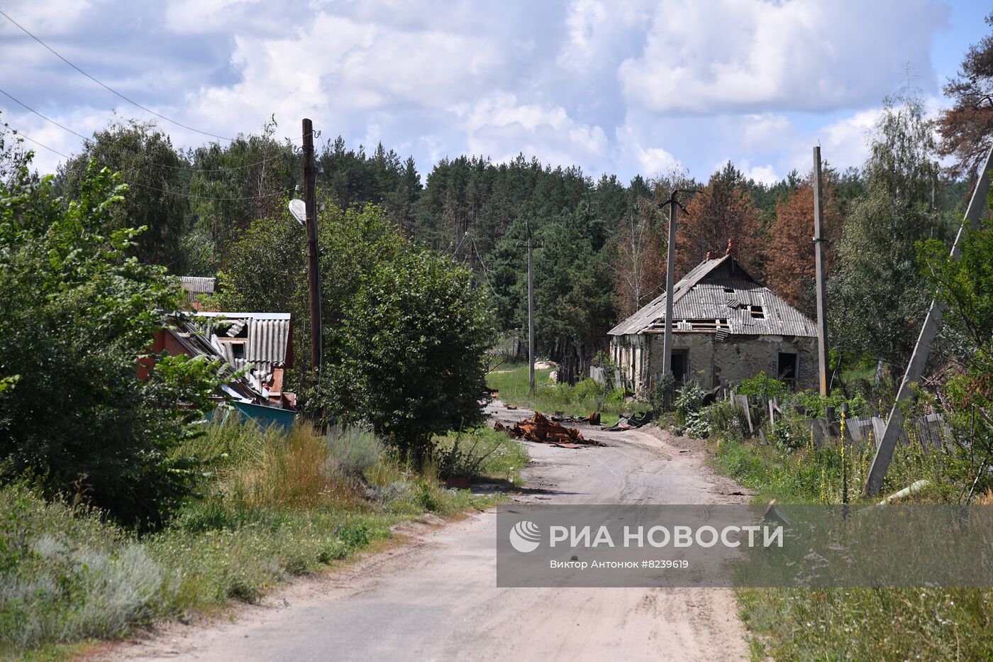 Освобожденное с. Избицкое в Харьковской области