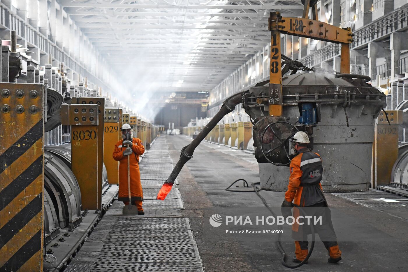 Красноярский алюминиевый завод | РИА Новости Медиабанк